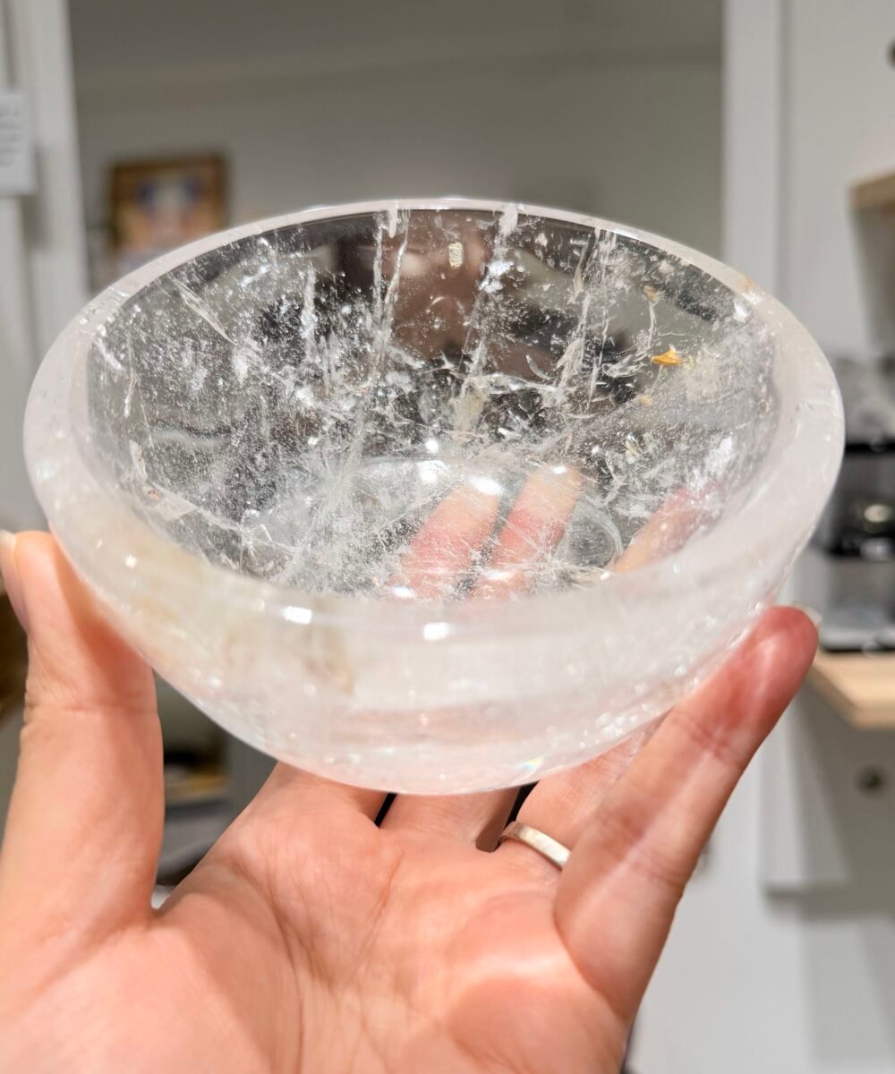 白水晶碗